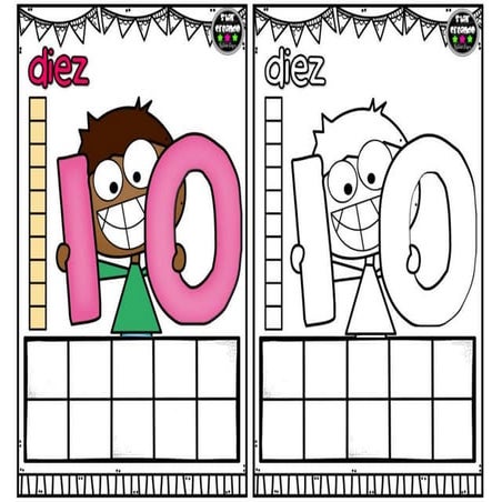 Numeros 10 al 20 con tiras y cuadros | PDF