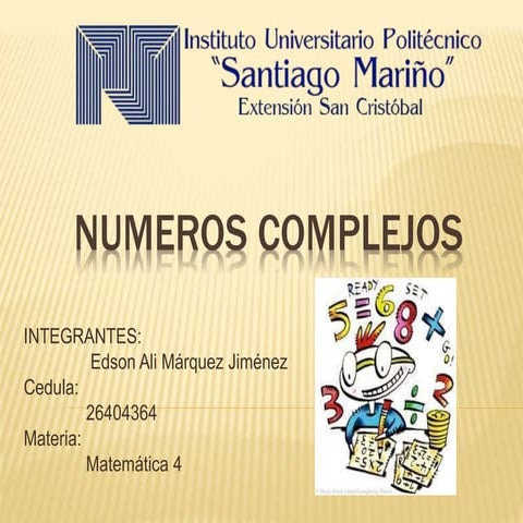 Numeros complejos