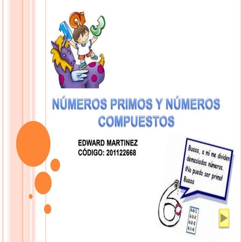Numeros primos y numeros compuestos edward martinez