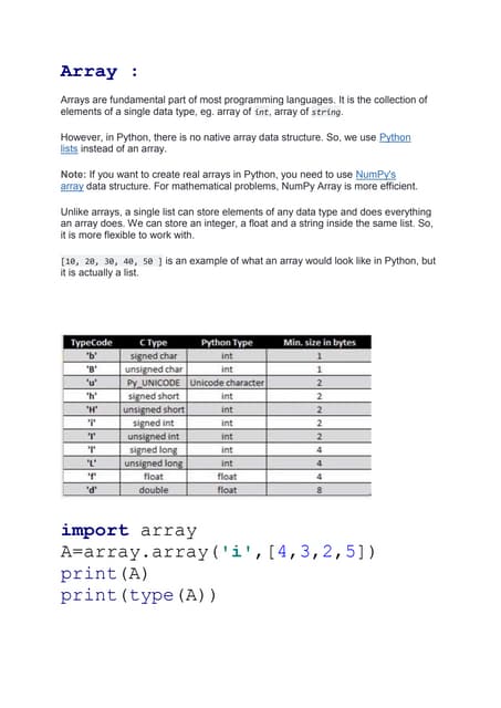 NumPy | PPT