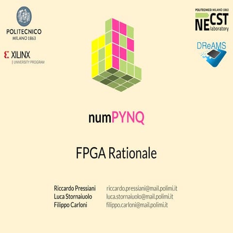2. numPYNQ - FPGA Rationale