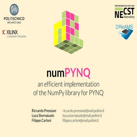 1. numPYNQ - Project Presentation