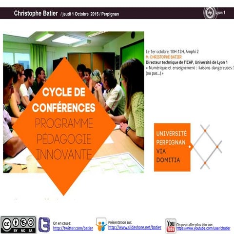 Numérique et enseignement liaisons dangeureuses octrobe 2015