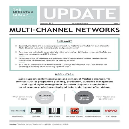Multi-Channel Networks (The Nunatak Group) | PDF