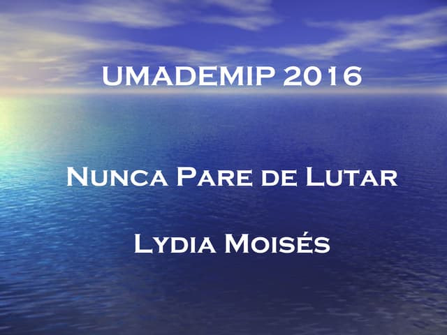 Nunca Pare De Lutar nunca pare de lutar