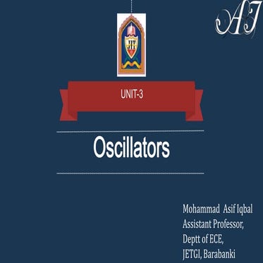 oscillator unit 3 