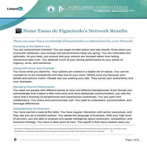 Nuno tasso de figueiredo network assessment