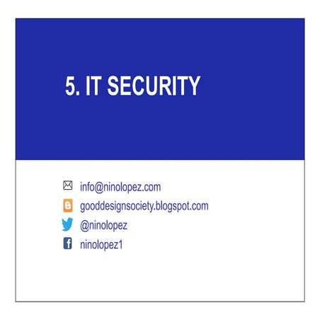 Nuova ecdl modulo 5 it security