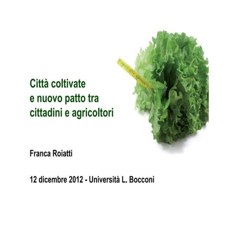 Il Nuovo Patto Città-Campagna