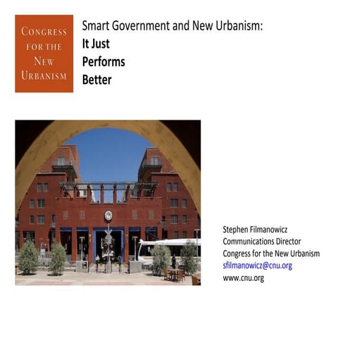 New Urbanism: Just... performs...better