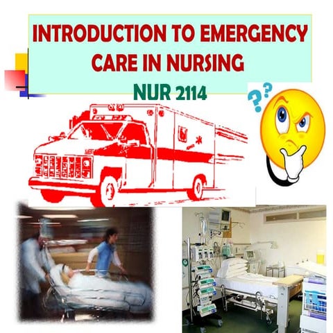 Emergency nursing | PPTX