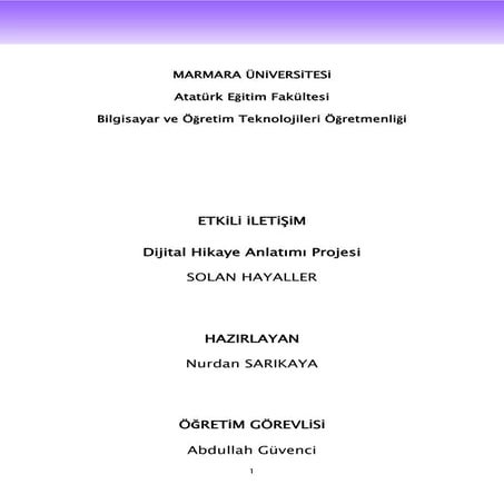 Nurdan Sarıkaya - Etkili İletişim