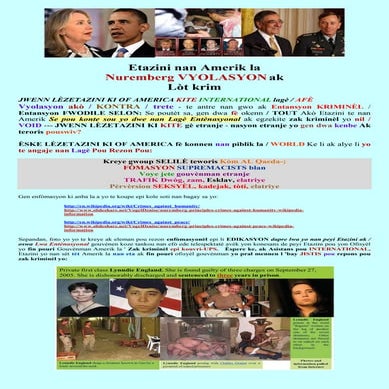 Nuremberg   crimes against humanity-peace (haitian creole)