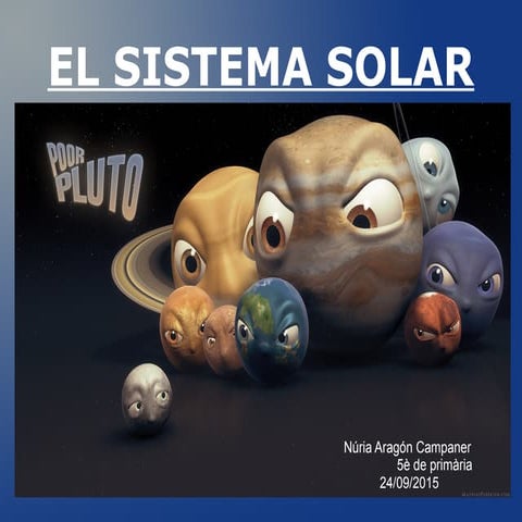 El sistema solar. Treball primària