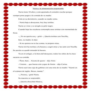 Nuria y la alimentación responsable