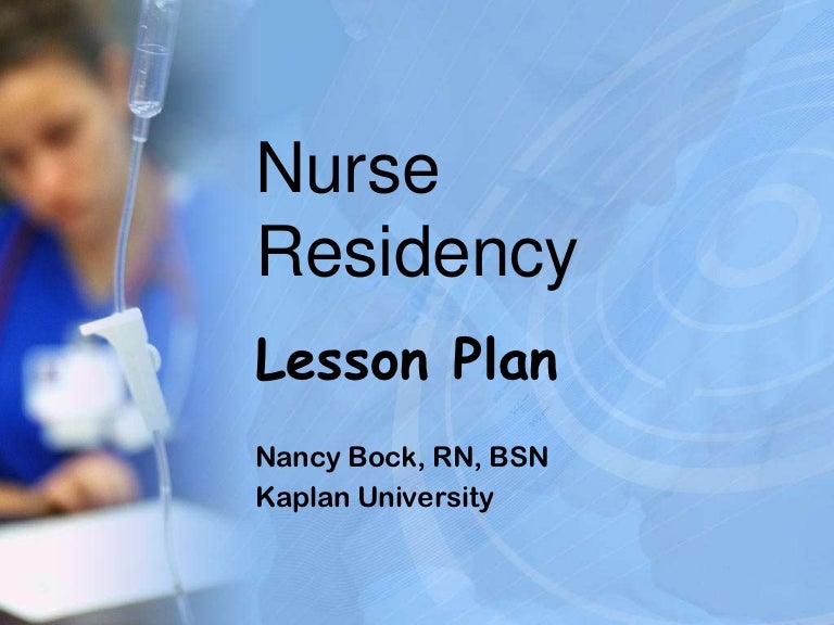 How To Create A Nurse Residency Program