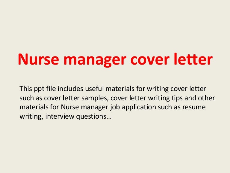 nursing manager interview questions