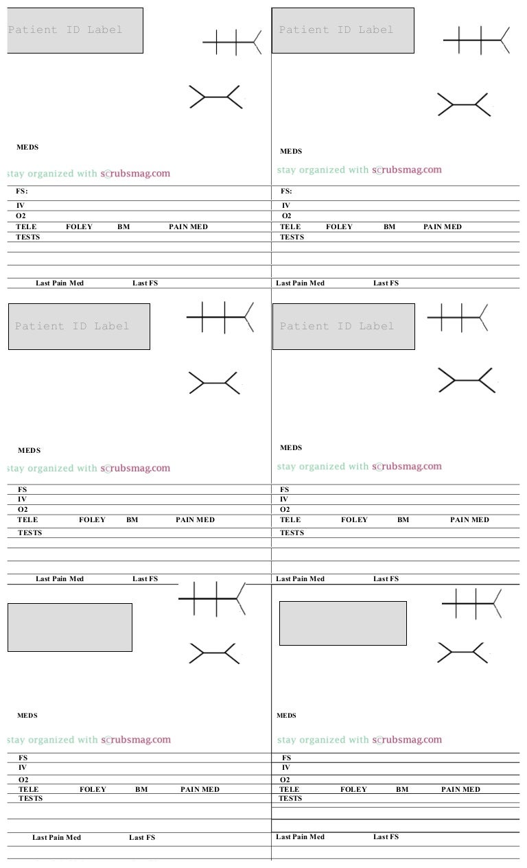 nurse-med-surg-brain-sheet-notecards