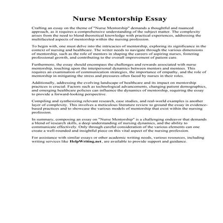 Nurse Mentorship Essay.pdf