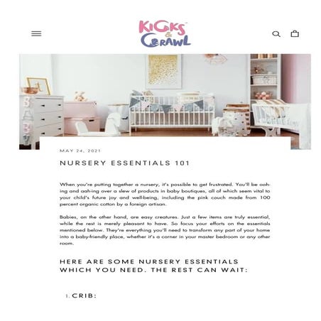 Nursery essentials (1)