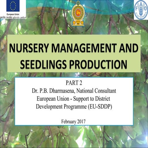 Nursery management part 2