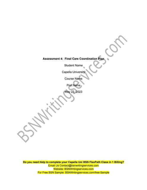 nurs fpx 4050 assessment 1 preliminary care coordination plan pdf nurs fpx 4050 assessment 1 preliminary care coordination plan pdf