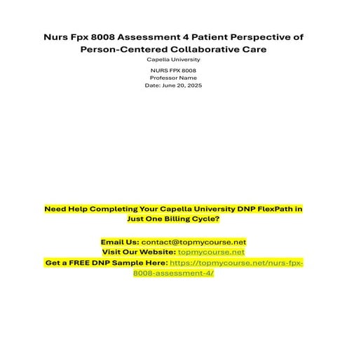 NURS FPX 8008 Assessment 4   - Capella DNP.pdf