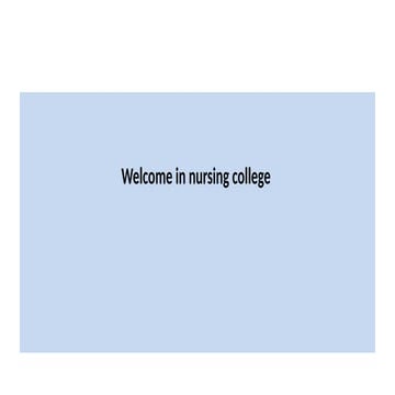 Nursing in King SAUD UNIVERSITY College.