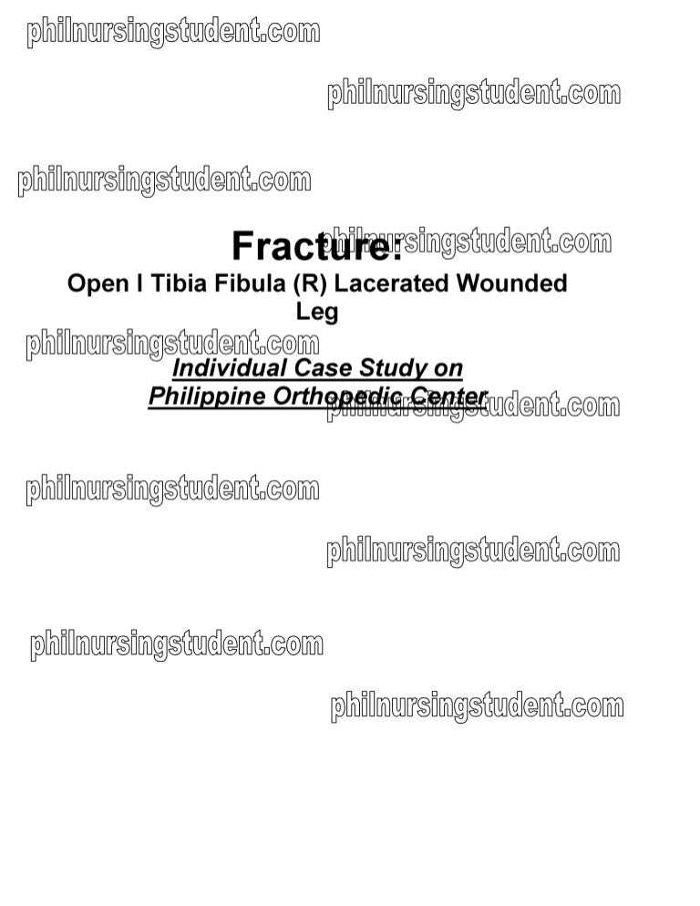 Orthopedic case study nursing image