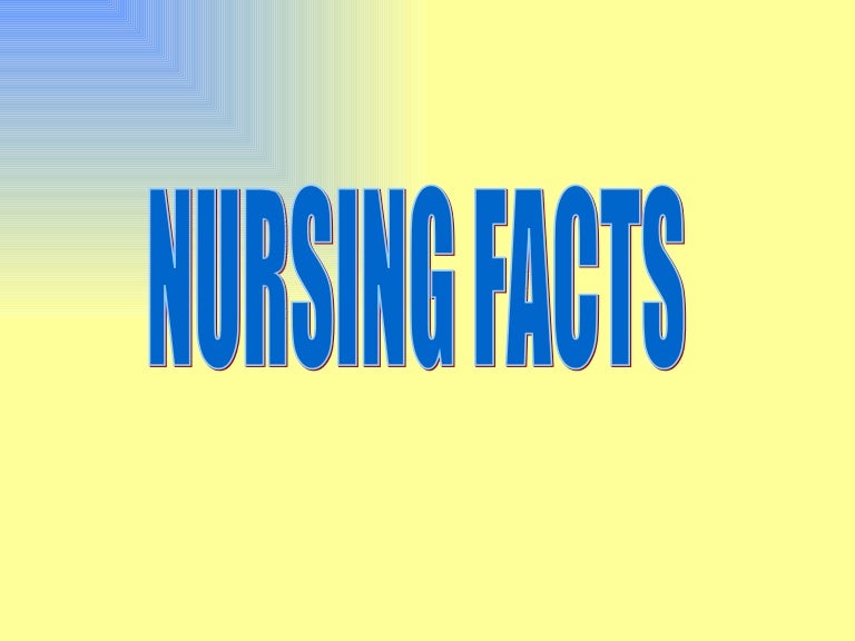 Nursing Facts