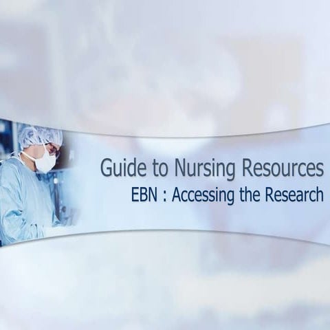 Nursing Research Resources 