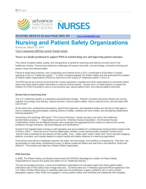 Staff Accountability and Transparency in Healthcare | PDF