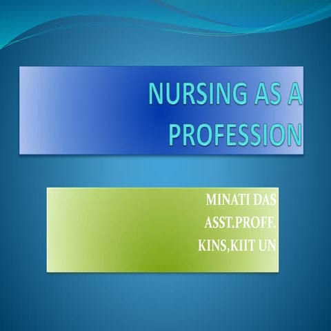 Nursing as a_profession