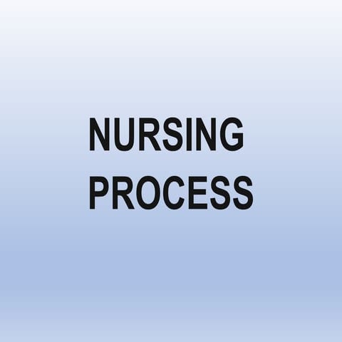 Nursing assessment