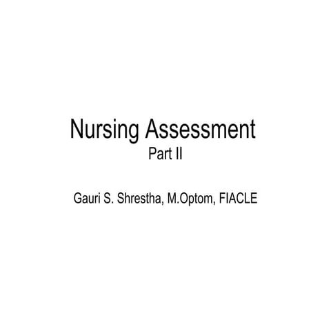 Nursing assessment of eye part 2
