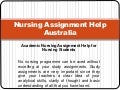 Nursing assignment help australia