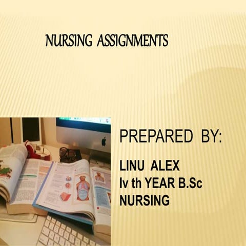 Nursing  assignments