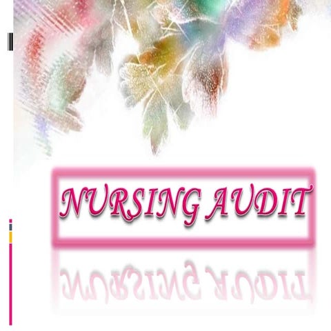Nursing audit