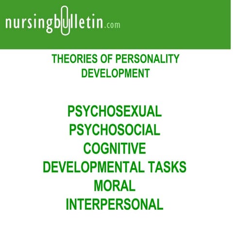 Nursingbulletin Theories Of Personality Development
