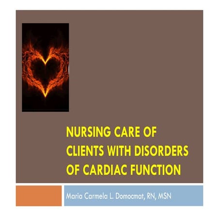 (5) nursing care plans (ncp) for cardiogenic shock | DOCX