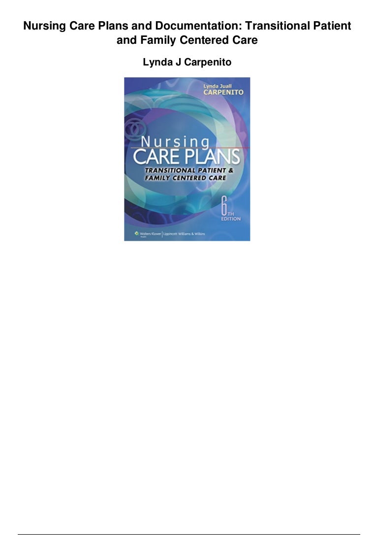 Nursing Care Plans And Documentation Transitional Patient And Family
