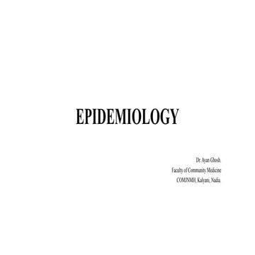 Epidemiology for Nursing by Dr.Ayan Ghosh.pptx