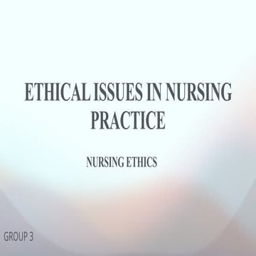 Ethics in clinical practice | PPT