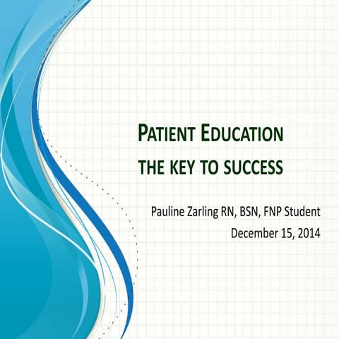 Patient Education ppt