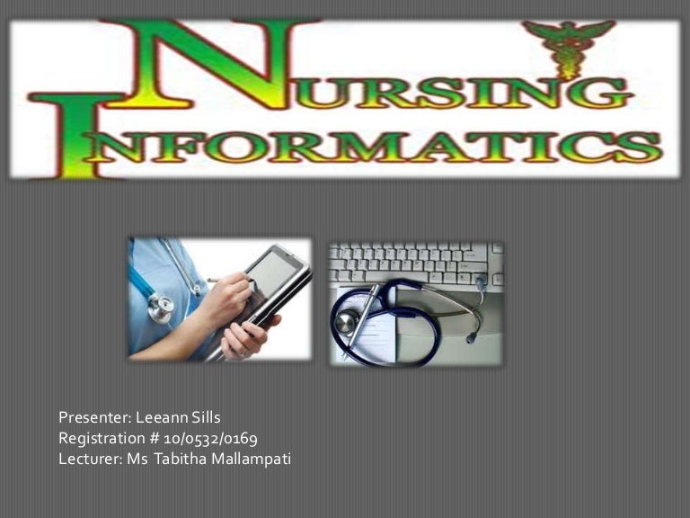What Is Health Informatics In Nursing
