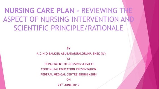 COP NCM 122. Intensive nursing practicum course outline presentation ...