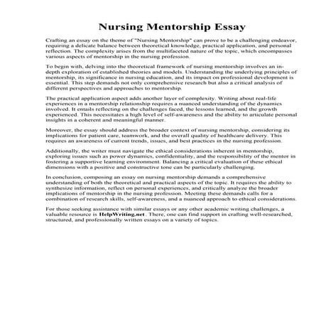 Nursing Mentorship Essay.pdf