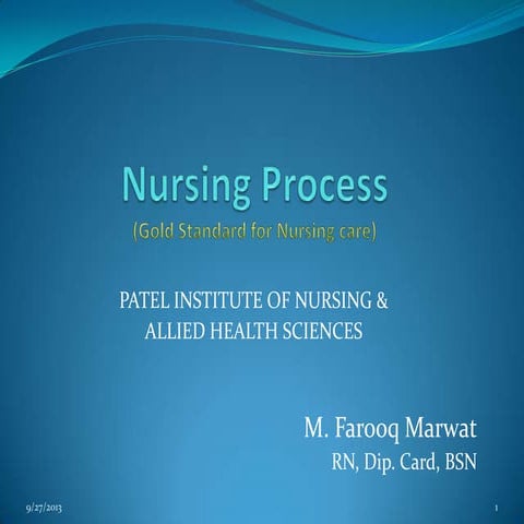 Nursing process | PPTX | Lung and Respiratory Health | Diseases and ...