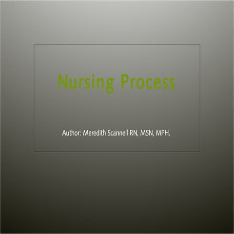 Nursing Process