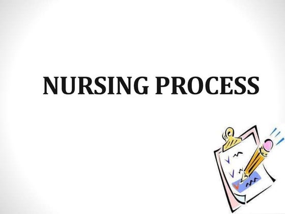 Nursing Process Powerpoint Presentation Community Nursing Center